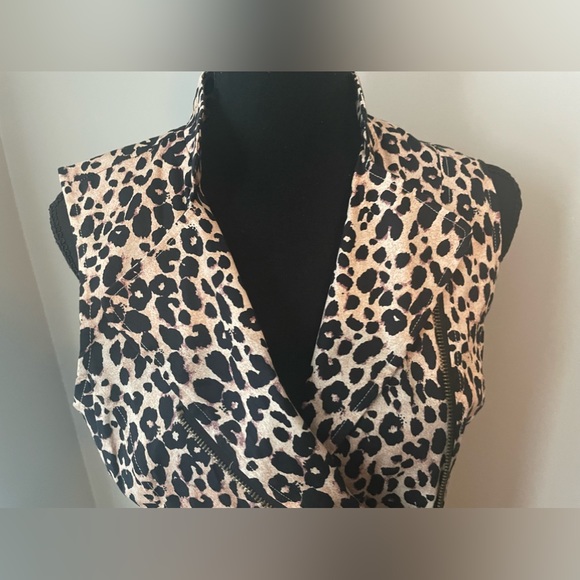 Medium Twenty One Leopard Print Zipper Dress - Picture 6 of 13